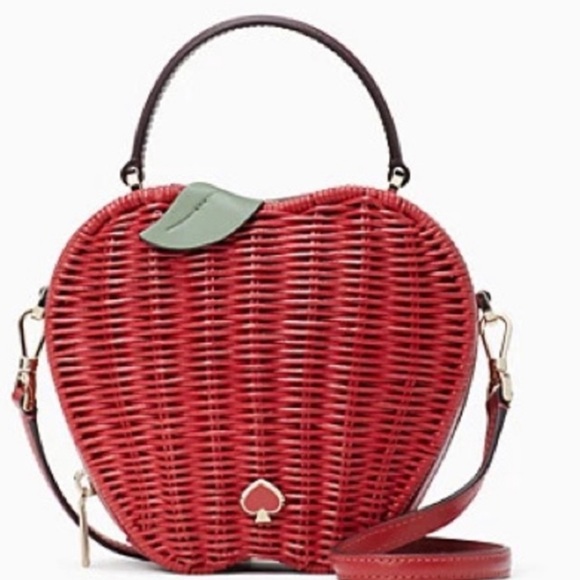 kate spade Bags Nwt Kate Spade Honeycrisp Apple Basket Crossbody Bag Poshmark